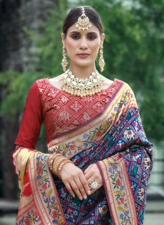 Patola Silk  Wedding Trendy Saree