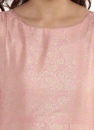 Peach Color Casual Kurti