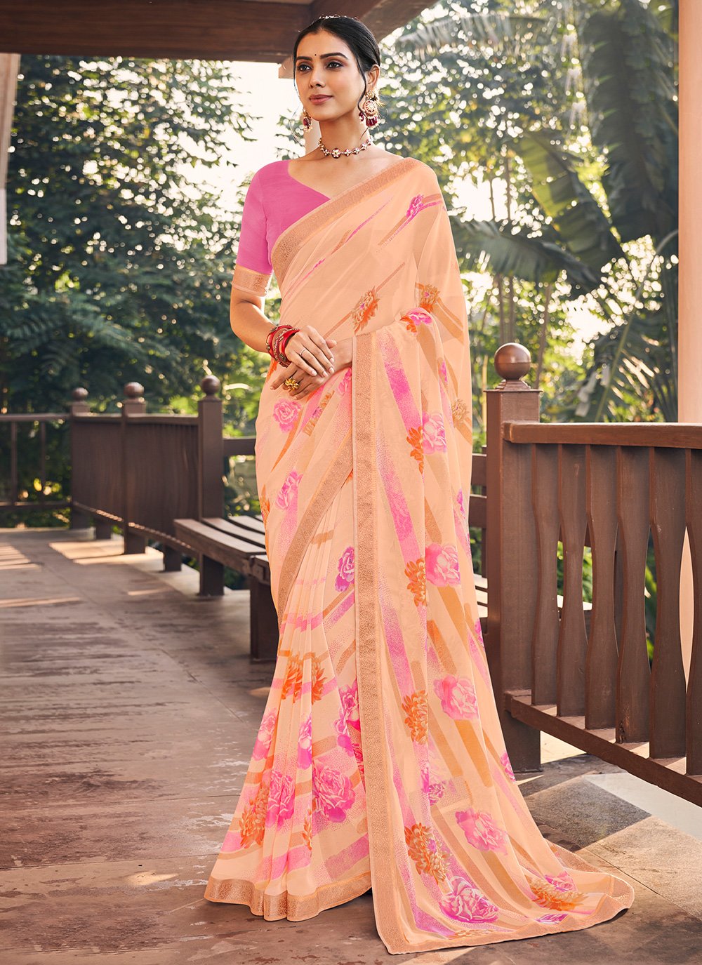 Bollywood Celebrities In Printed Sarees - K4 Fashion