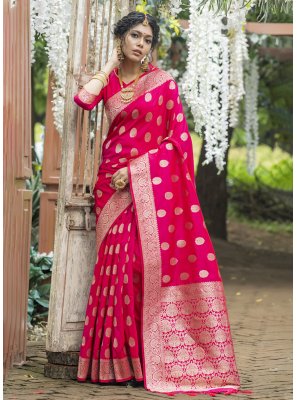 Pink Ceremonial Designer Saree
