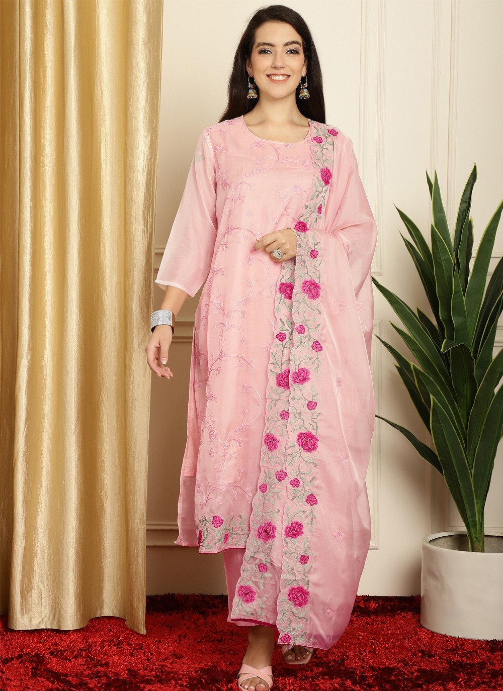 Pink Color Designer Salwar Suit