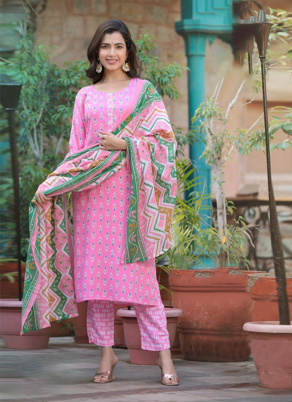 Royal Light Color Women's Wedding Party Wear Pakistani Indian Designer  Salwar Kameez Suit Ready Made Embroidery Print Work Patiala Dresses - Etsy