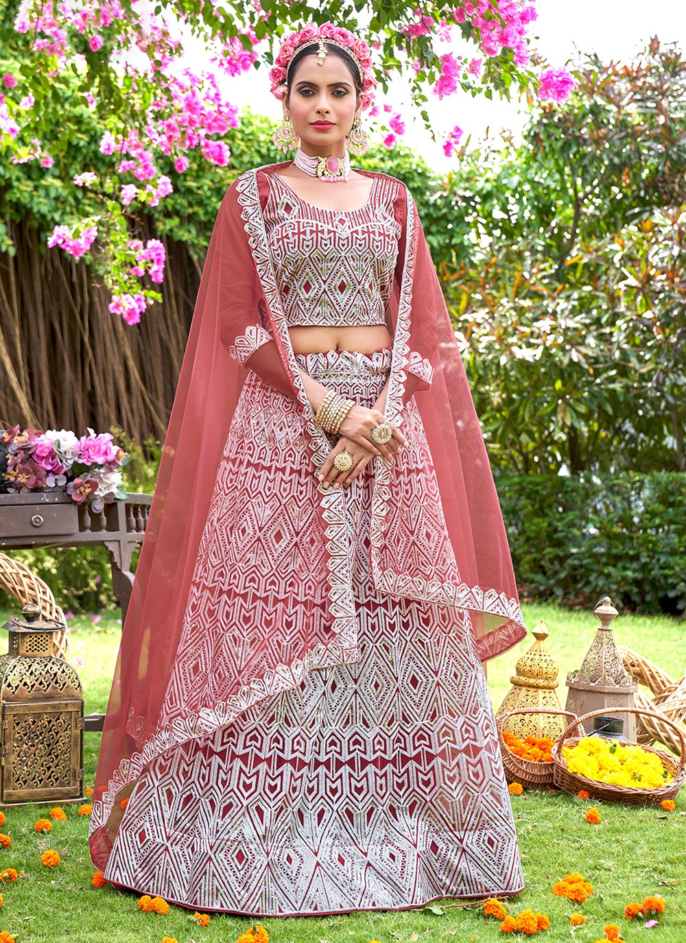 Niharika Konidela-Chaitanya JV's Wedding Reception Pics: Bride Wears Manish  Malhotra Lehenga