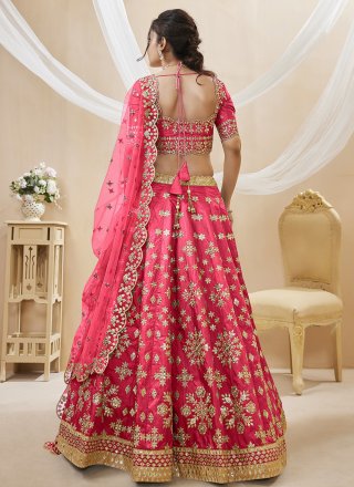 Pink Wedding Designer Lehenga Choli