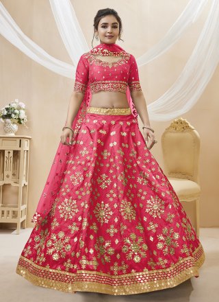 Pink Wedding Designer Lehenga Choli