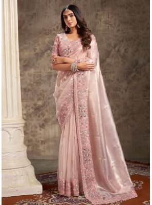 Pink Wedding Trendy Saree