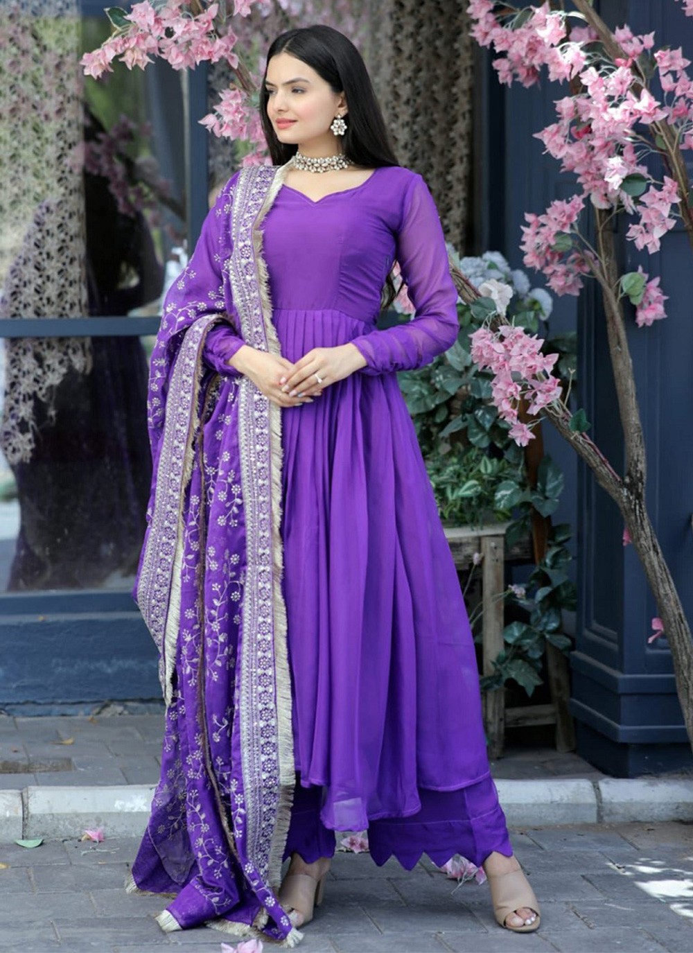 Plain salwar outlet suit