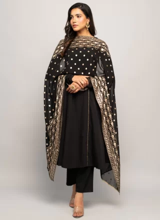 Buy black patiala suit for ladies in India @ Limeroad