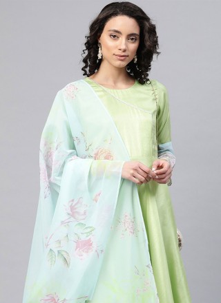 Poly Silk Casual Party Wear Kurti