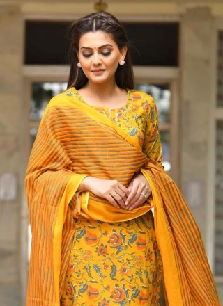 Printed Cotton Trendy Salwar Suit