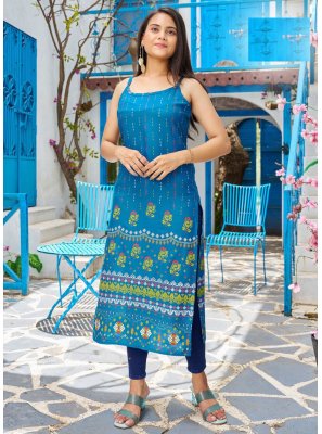 Printed Festival Designer Kurti