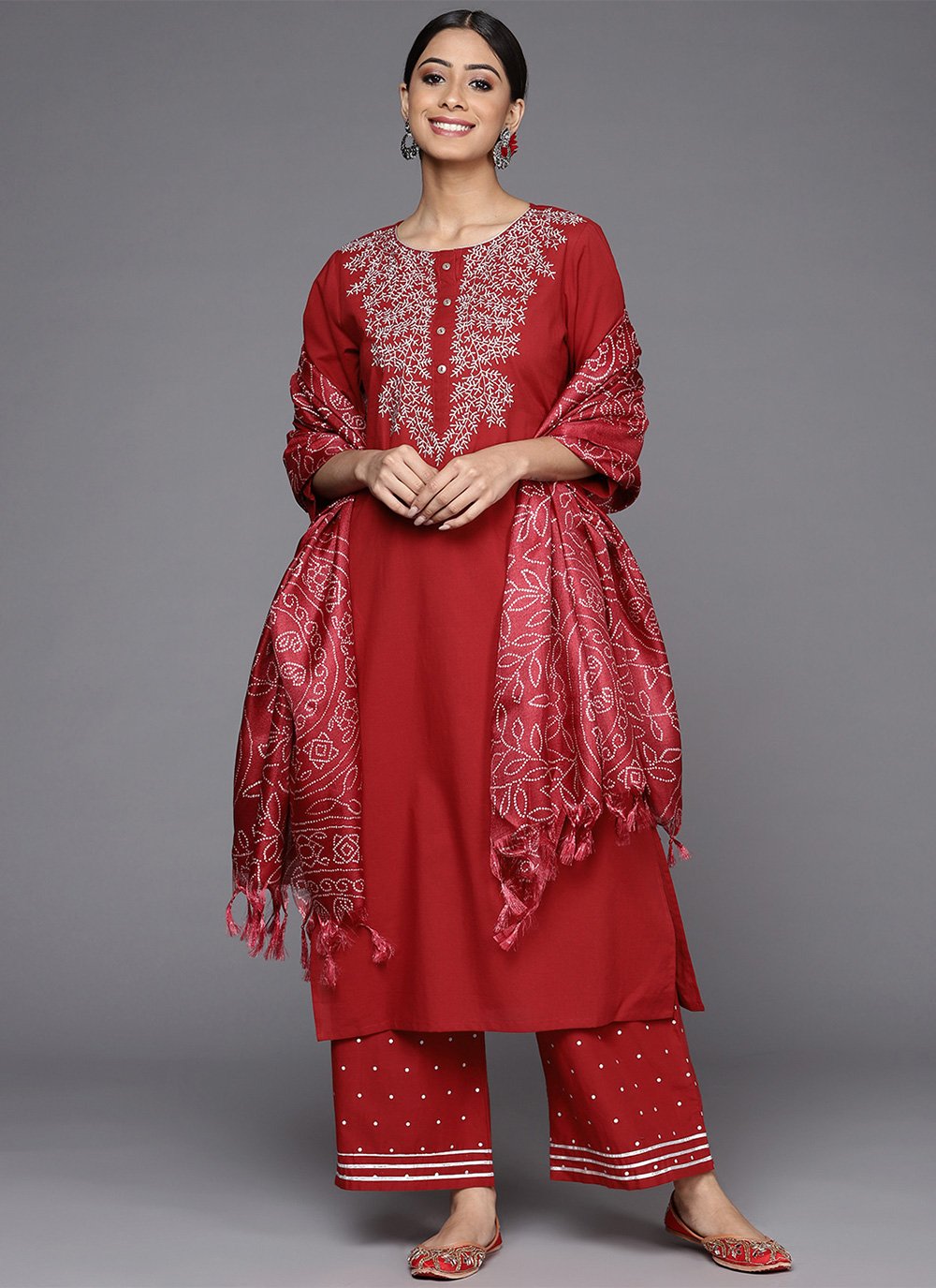 Buy Online Printed Palazzo Salwar Kameez : 253822 