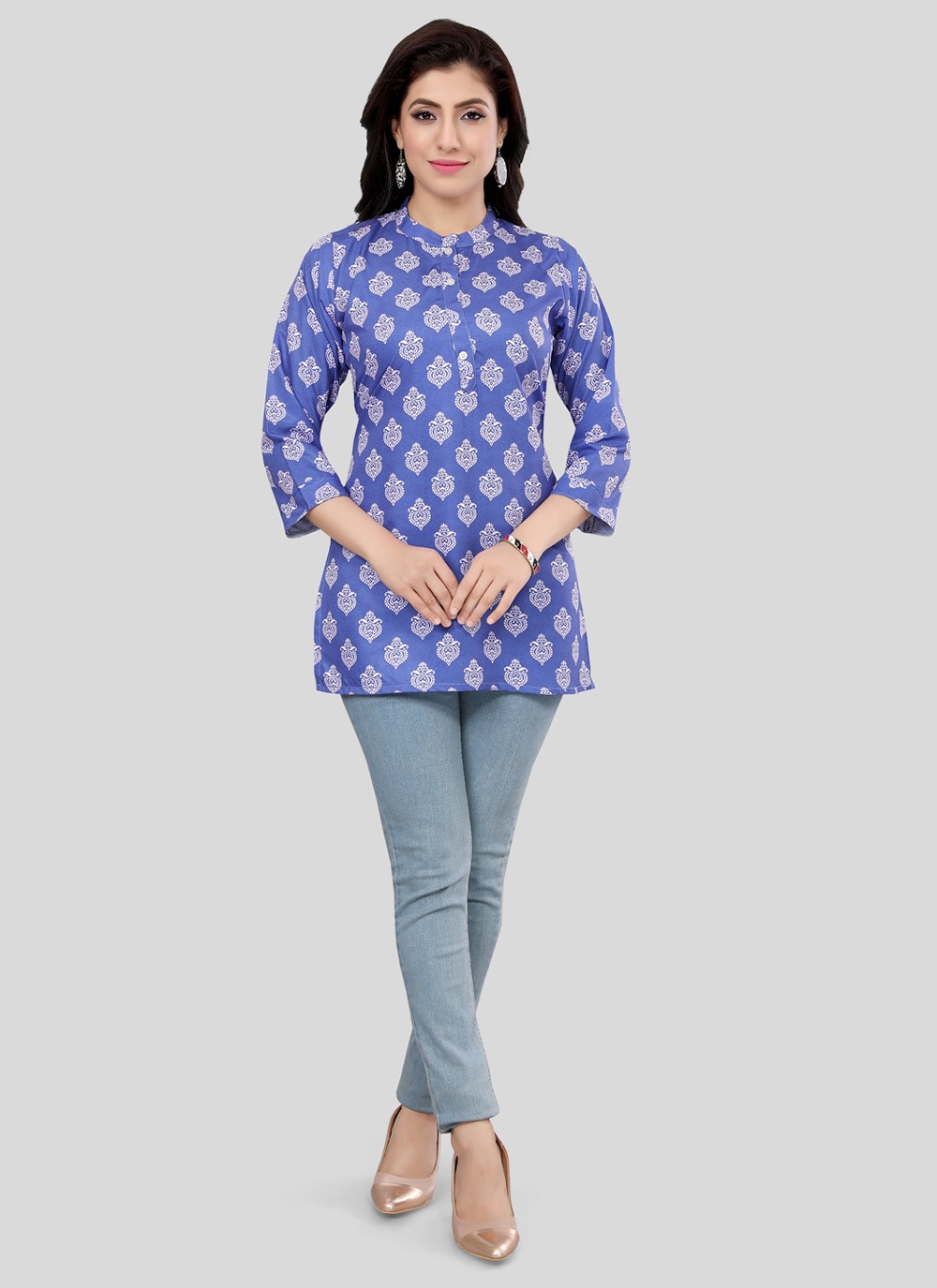 Designer Purple Party Wear Kurti