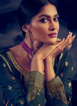 Pure Silk Sangeet Trendy Salwar Suit