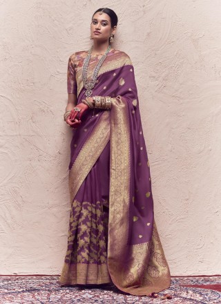 Purple Classic Saree