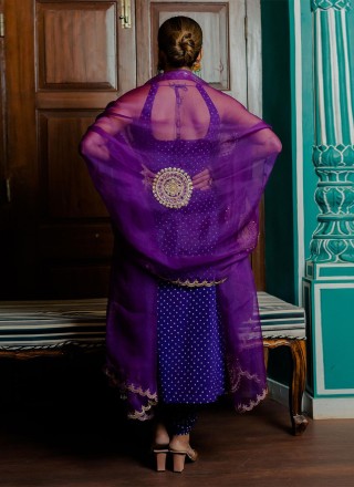 Purple Color Designer Salwar Suit