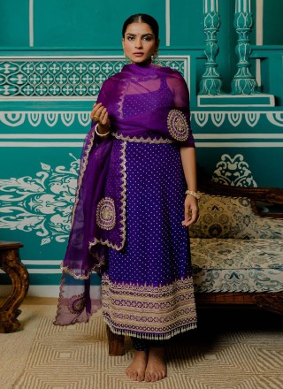Purple Color Designer Salwar Suit