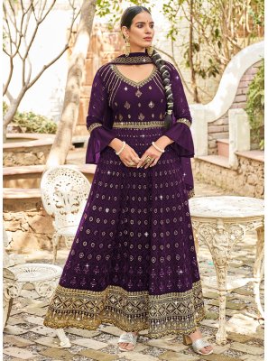 Purple Salwar Kameez