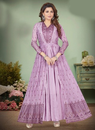 Light Purple,Lavender & Lilac Lavender Colour Dress Designing Ideas  Collection .. | Light purple dress, Party wear dresses, Lavender color dress