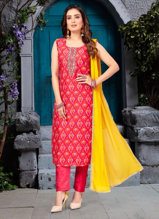 Rani Printed Pant Style Suit