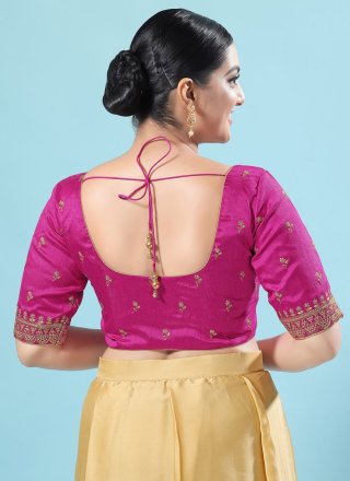 Rani Silk Embroidered Work Designer Blouse