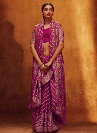 Rani Woven Work Viscose Designer Sari