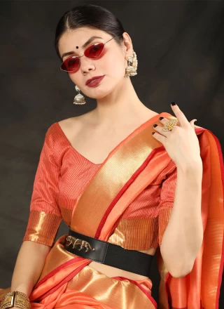 Raw Silk Zari Saree
