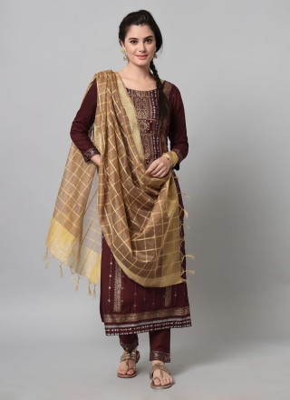 Rayon Straight Salwar Kameez