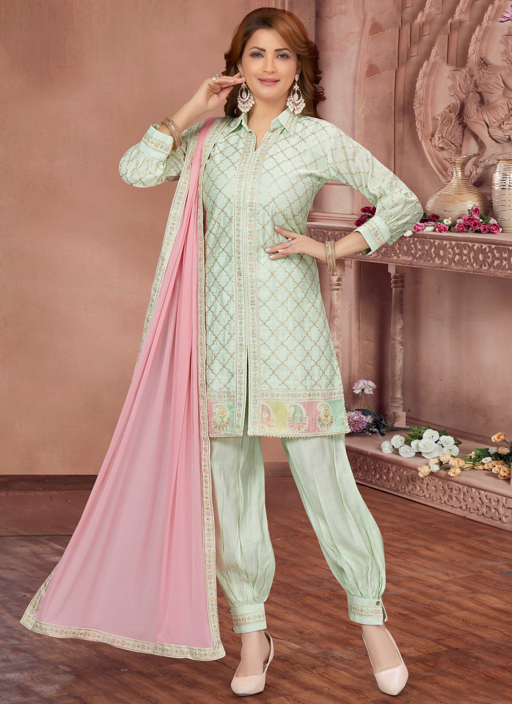 Buy Readymade Salwar Suits Online India | Punjaban Designer Boutique