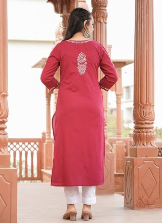 Red Color Designer Salwar Suit