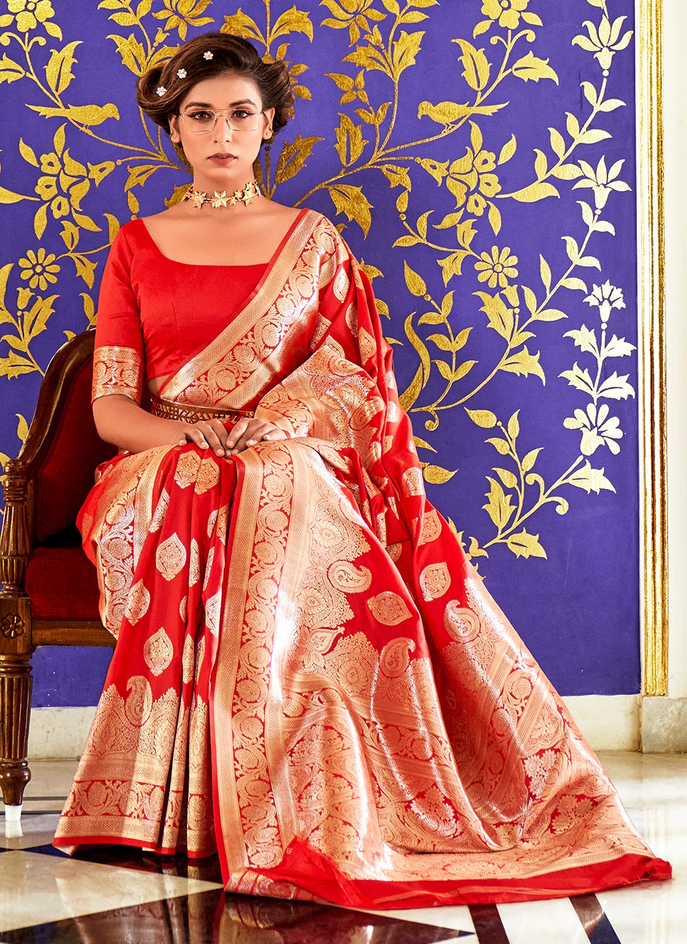 SHARDADAVILACE RED PHAD 220822 SAREE DUPPAT LACE POSHAK BORDER LACE Lace  Saree Falls Price in India - Buy SHARDADAVILACE RED PHAD 220822 SAREE  DUPPAT LACE POSHAK BORDER LACE Lace Saree Falls online