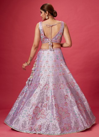 Rose Pink Wedding Designer Lehenga Choli