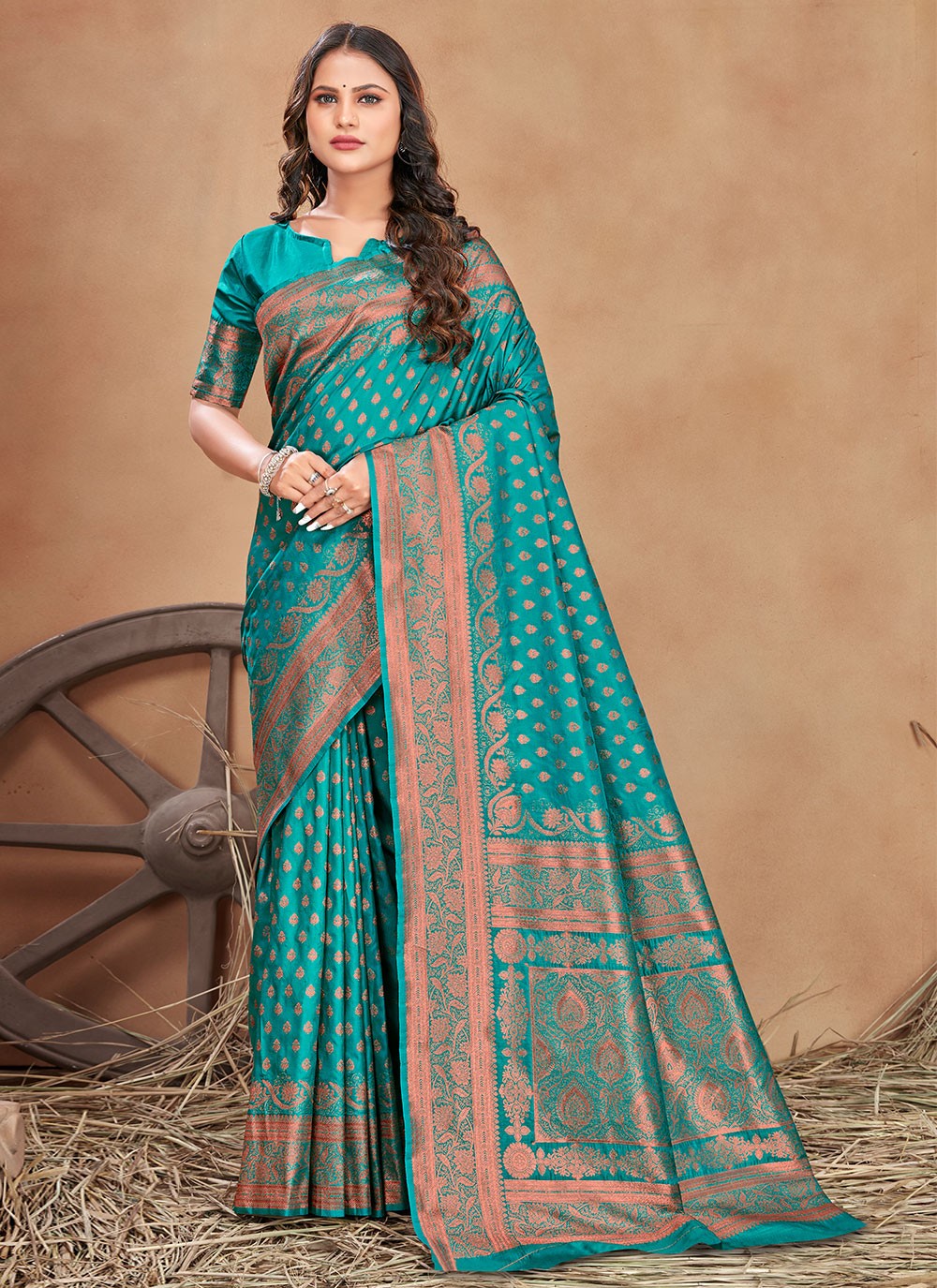 Buy Vivaha Kanchipuram Goddess Silk Saree for Wedding - The Chennai Silks  Online