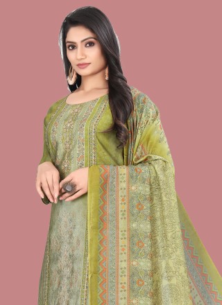 Sea Green Festival Salwar Suit