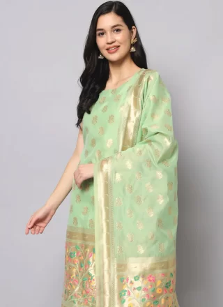 Sea Green Trendy Salwar Suit