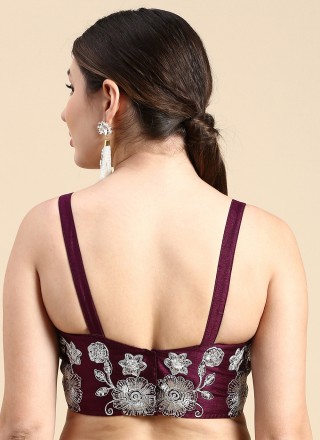 Silk Blouse in Wine