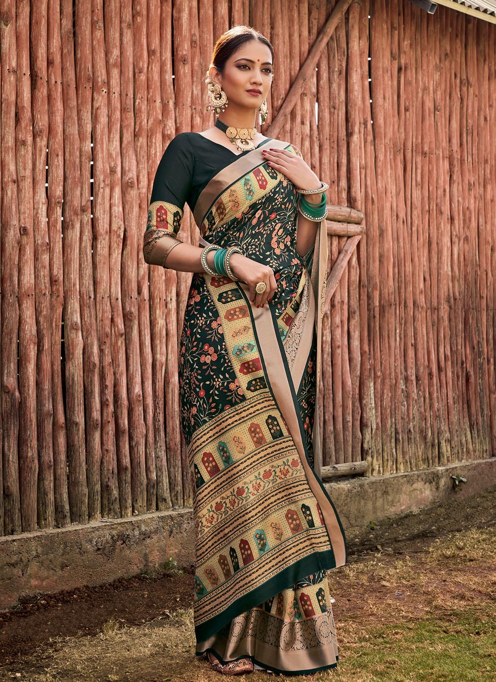 Silk Designer Contemporary Saree