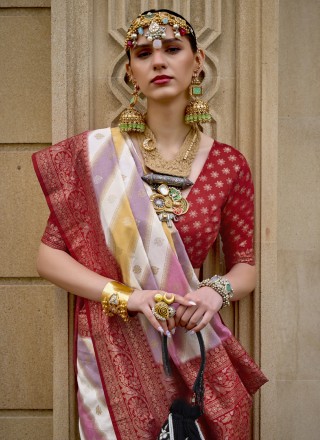 Silk Fancy Multi Colour Saree
