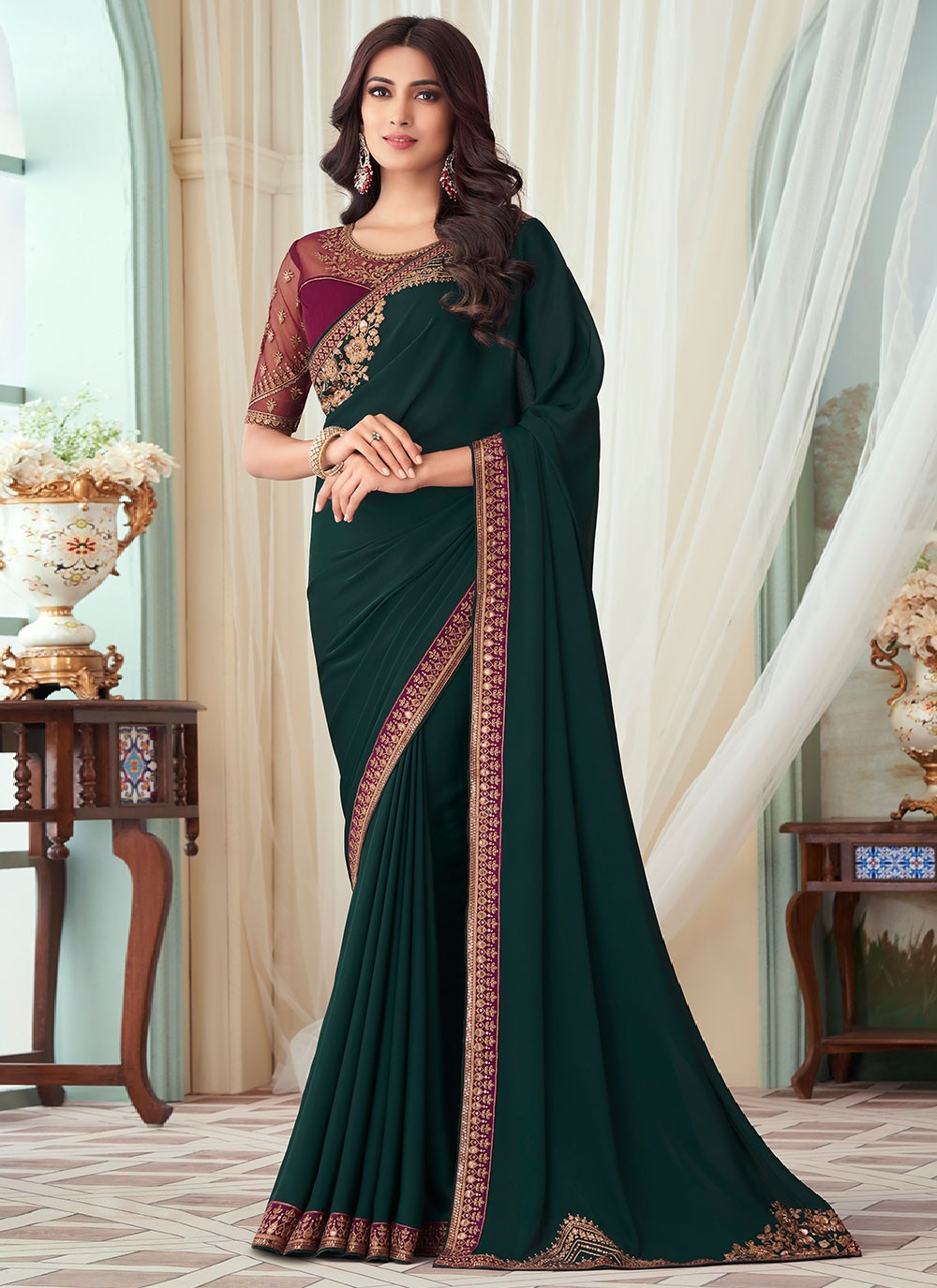 Organza Silk Saree by Punit Balana now available at Aza Fashions | Blouses  for women, Saree, Organza silk saree