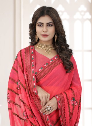 Silk Mehndi Trendy Saree