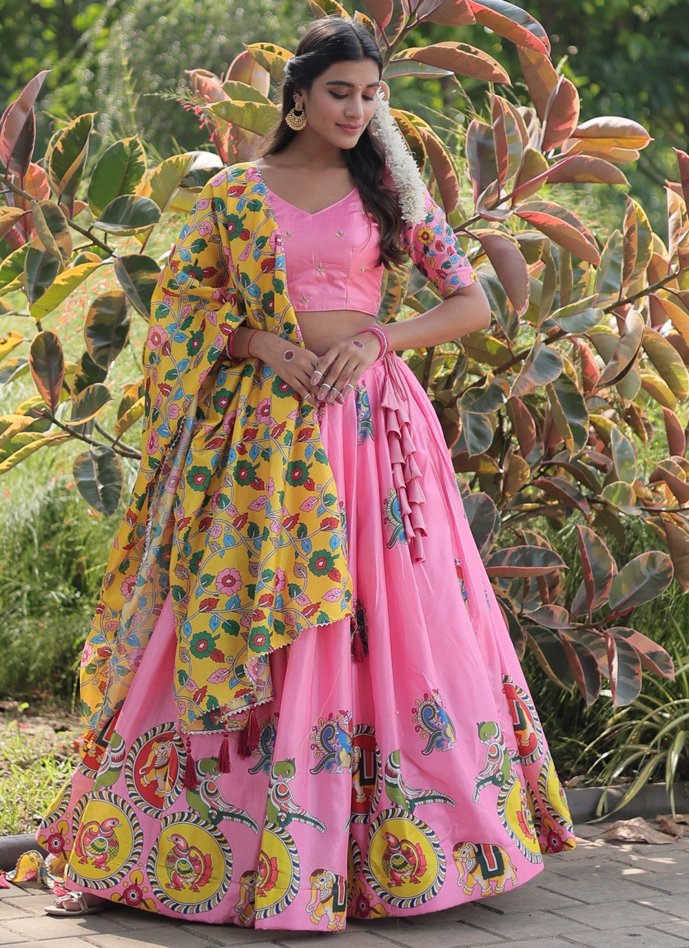 Lavish Light Peach Designer Lehenga Choli With Handwork – Palkhi Fashion