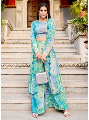 Silk Print Salwar Suit