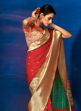 Silk Printed Contemporary Style Saree