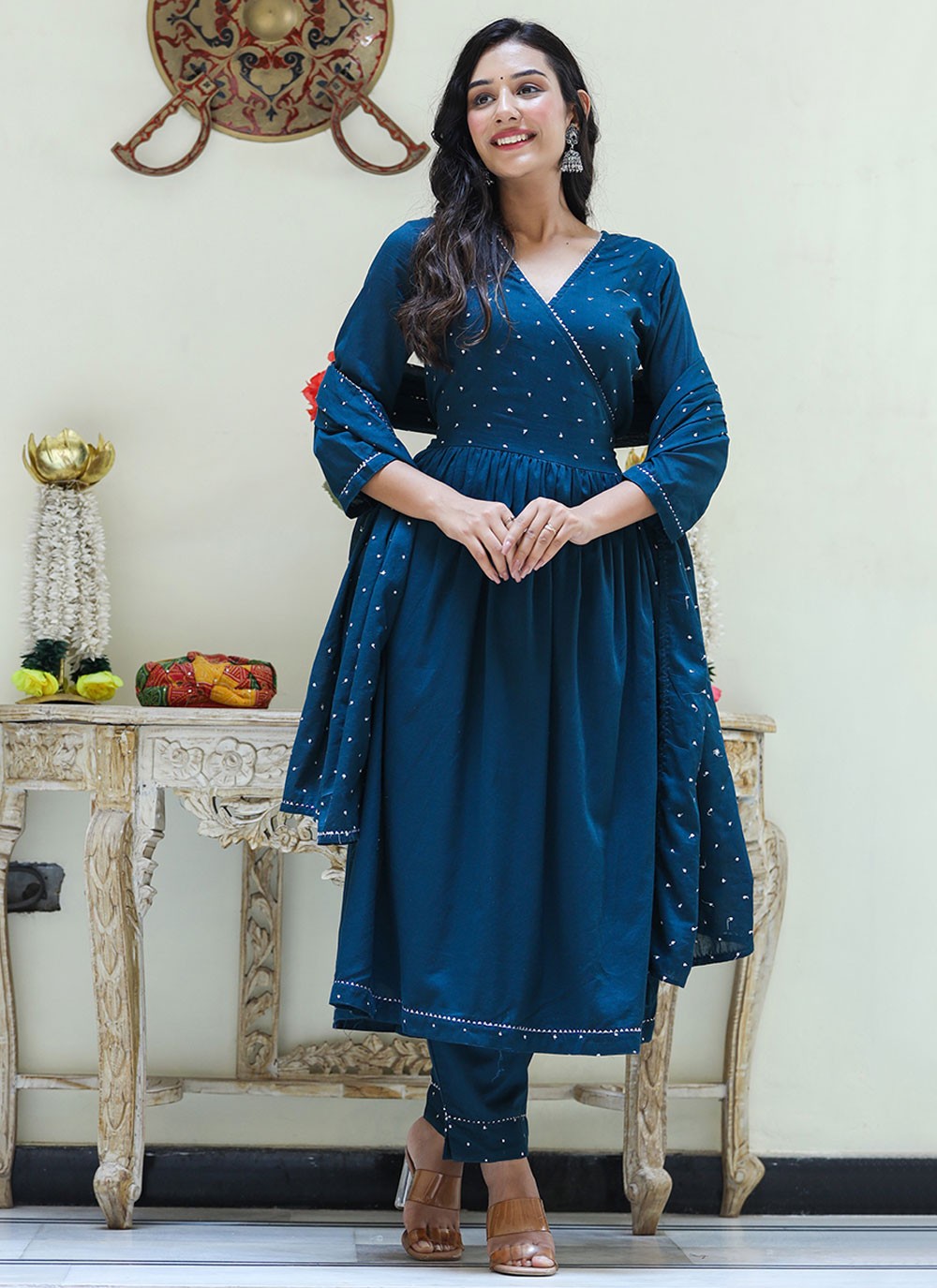 Silk readymade sale suits online