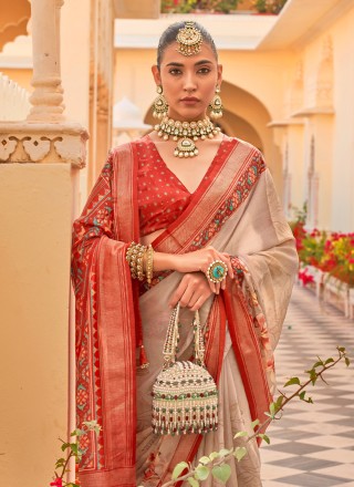 Silk Saree in Multi Colour