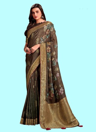 Reception Party Wear Saree | Marriage Sangeet Wedding Cocktail Attire