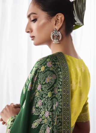 Silk Trendy Saree with Meenakari Work