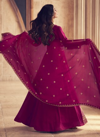 Silk Wedding Trendy Gown