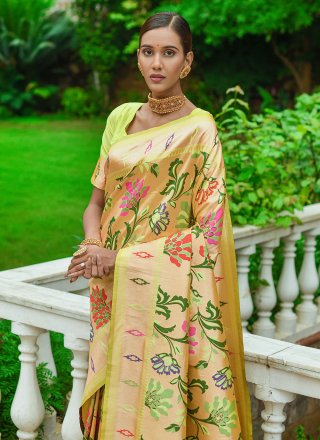 Silk Woven Contemporary Saree