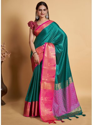 Silk Woven Trendy Saree